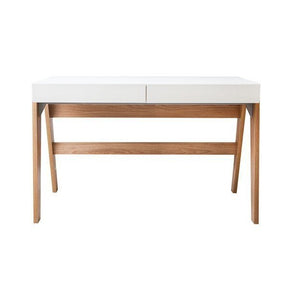 Escrivaninha 120cm 2 Gavetas 26105 Trend Hanover/Off White